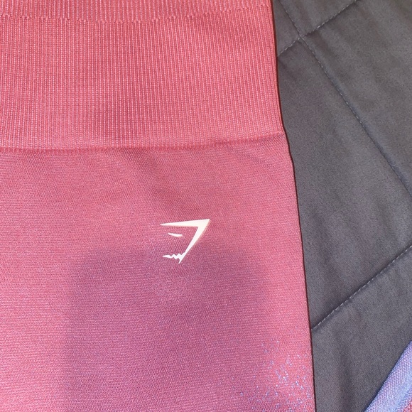 ADAPT OMBRE SEAMLESS LEGGINGS Rose Pink/Light Blue - Picture 3 of 3